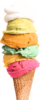 Lody w rożku